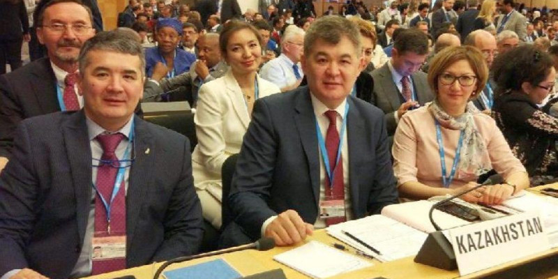 Министр Дүниежүзілік денсаулық сақтау ассамблеясында сөз сөйледі