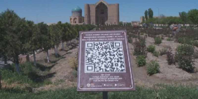 Киелі орындарға QR код орнатылды