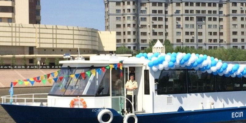 Есіл өзенінде кемемен жүру маусымы ашылды