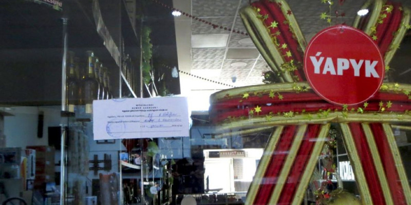 Ашхабадта алкоголь өнімдерін сататын сауда нүктелері жабылып жатыр