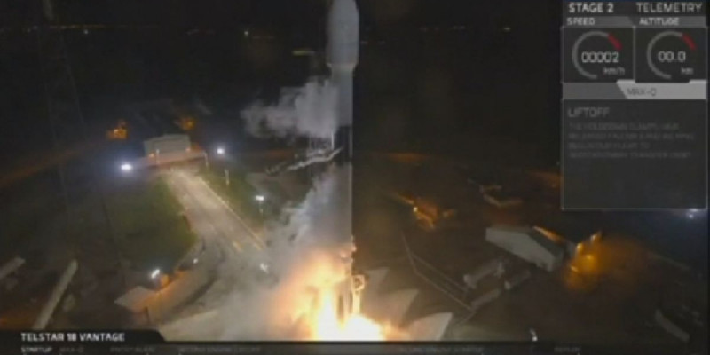 АҚШ-та Falcon 9 тасығыш зымыран ұшырылды