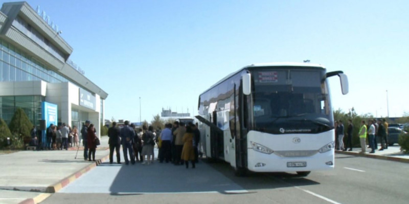 Ақтауда электробустар жүре бастады