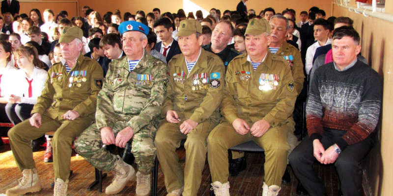 Алматыда "Ерлік сабағы" өтті