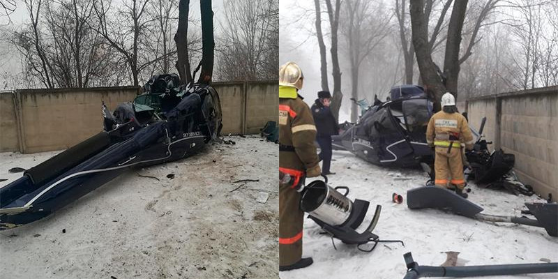 Алматыда тікұшақ апатқа ұшырады
