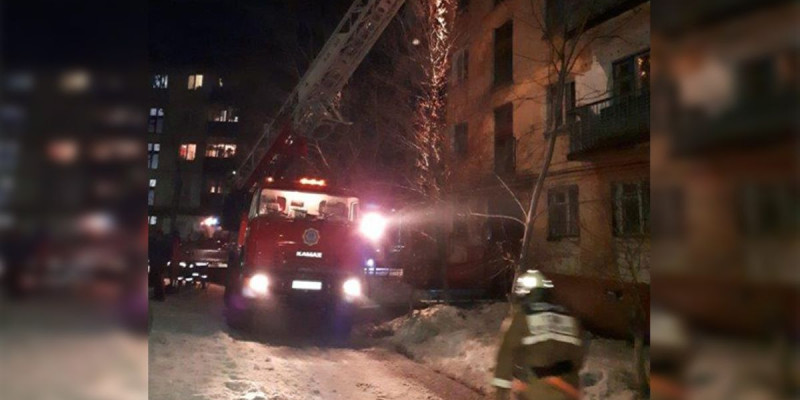 Қостанай облысында 5 қабатты үй өртеніп, бір адам көз жұмды