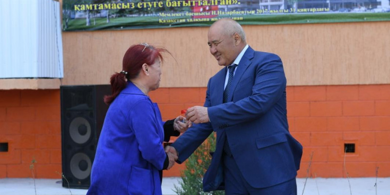 Кентауда 90 көпбалалы отбасы баспаналы болды