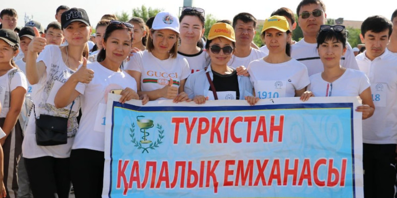 «ТҮРКІСТАНЫМ – ТҰРАНЫМ» АТТЫ  БҰҚАРАЛЫҚ МАРАФОН ӨТТІ