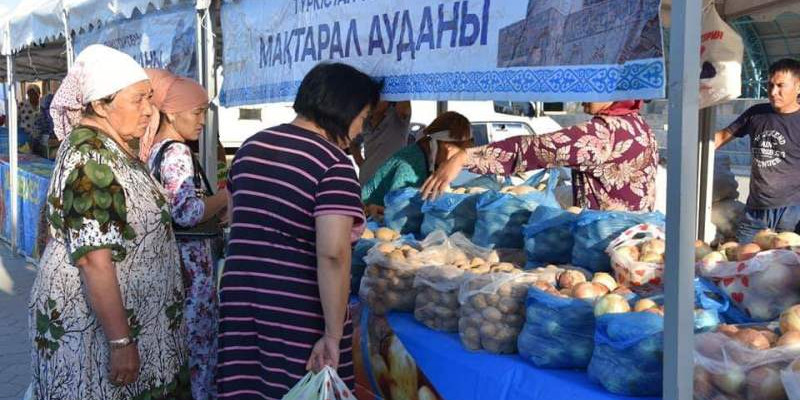 Жәрмеңкеде 150 тонна өнім ұсынылды