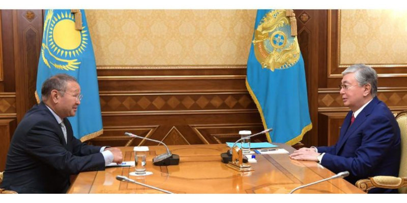 Қасым-Жомарт Тоқаев белгілі археолог Зейнолла Самашевты қабылдады