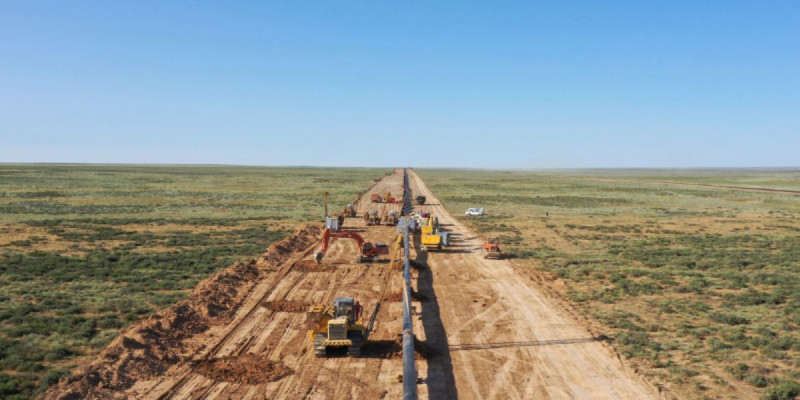 «Сарыарқа» газ құбырының 75%-ы тартылды
