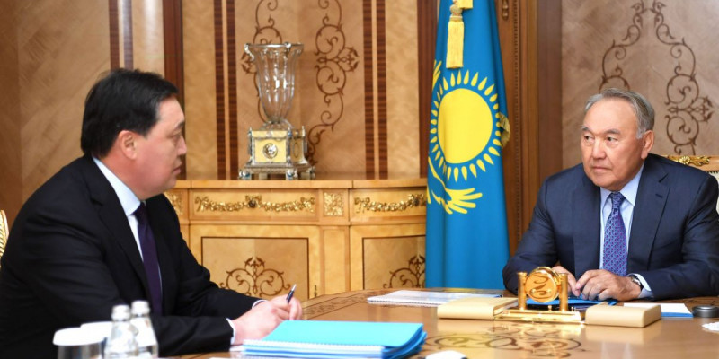 Елбасы Премьер-Министр Асқар Маминді қабылдады