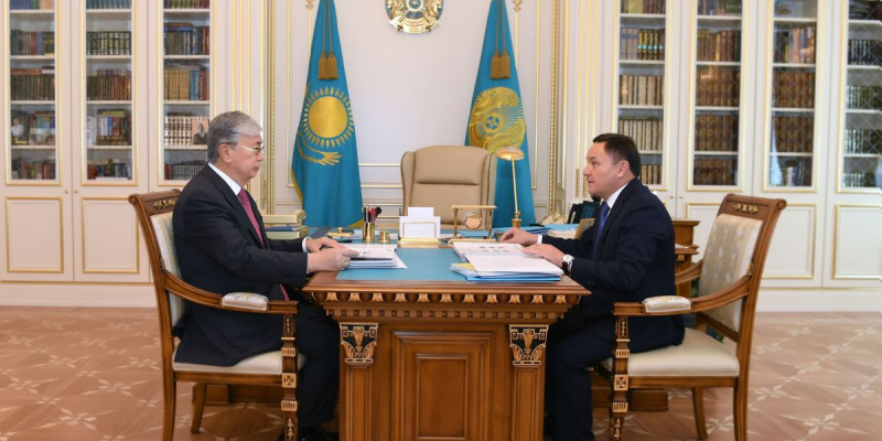 Қазақстан Президенті Ақмола облысының әкімі Ермек Маржықбаевты қабылдады