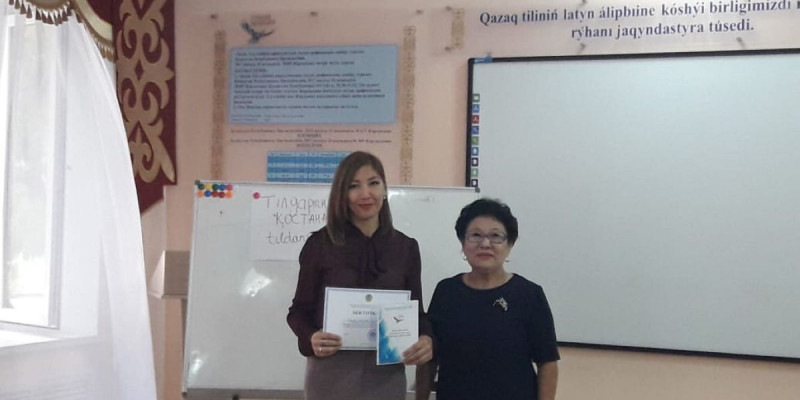Қостанайлық 47 полицей латын қарпін меңгеріп шықты