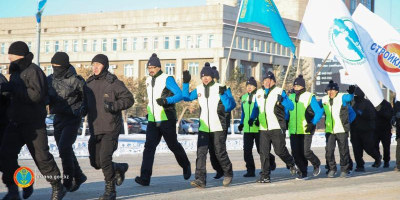 "Нұр-Сұлтан - Түркістан" марафонына қатысушылар 1400 шақырымды жүгіріп өтеді