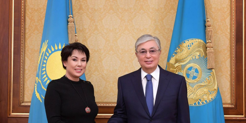 Қасым-Жомарт Тоқаев Аружан Саинды қабылдады