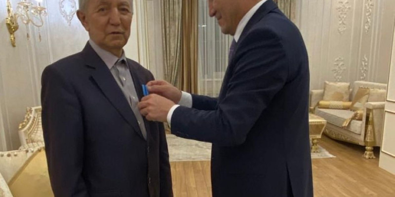 Димаштың атасына "Ерен еңбегі үшін" медалі берілді