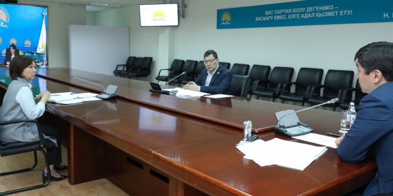 Гүлшара Әбдіқалықова «Nur Otan» партиясы Қызылорда облыстық филиалының төрағасы болып онлайн режимде сайланды
