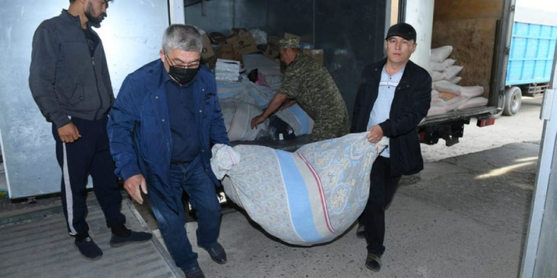 «Cалиқалы ұрпақ» қоғамдық қоры Мақтааралға көмек ретінде 20 тонна азық-түлік жеткізді