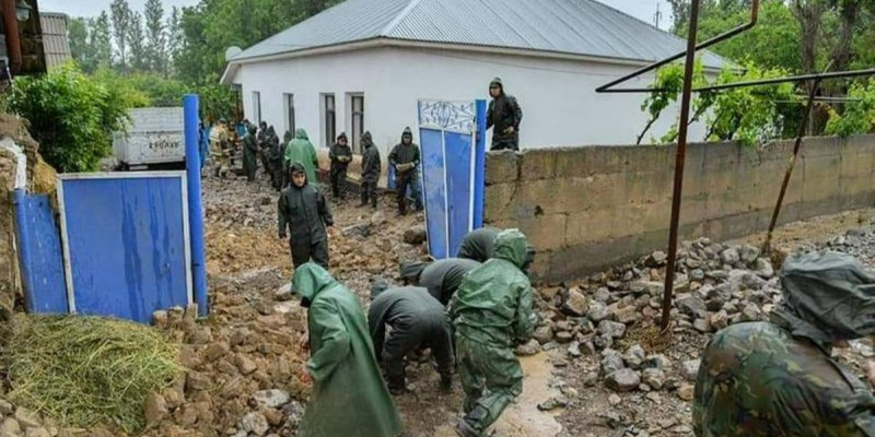 Шымкент: Елтай ауылында су басқан аумақтан 300 адам эвакуацияланды