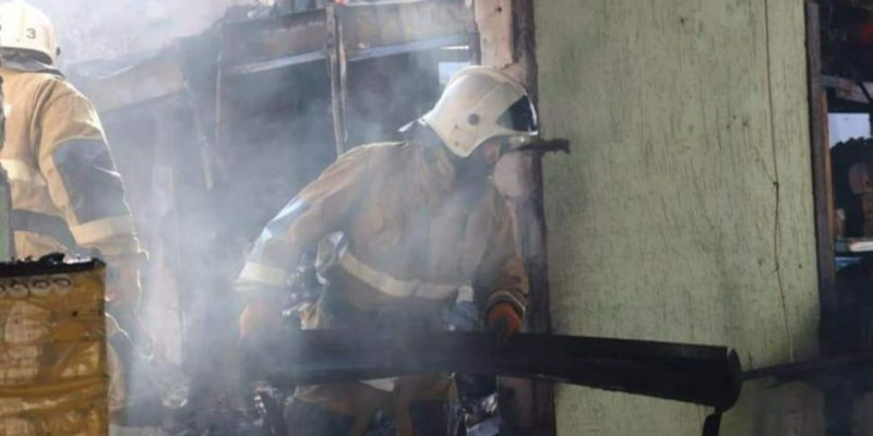 Орталық базар өртенді