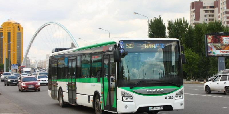 Елордада қоғамдық көліктің жүру кестесі өзгерді