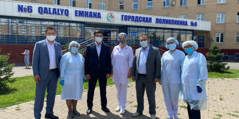 Дәрігерлерге қолдау көрсетті