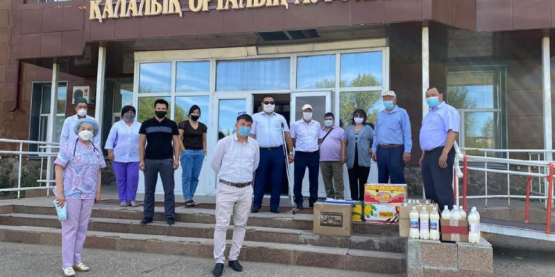 #BizBirgemiz: «Nur Otan» партиясы медицина ұйымдарына жан-жақты көмек көрсетуде