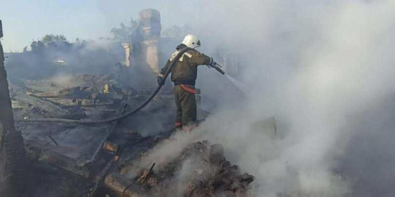 Солтүстік Қазақстан облысында жер үй өртеніп, төрт адам қайтыс болды