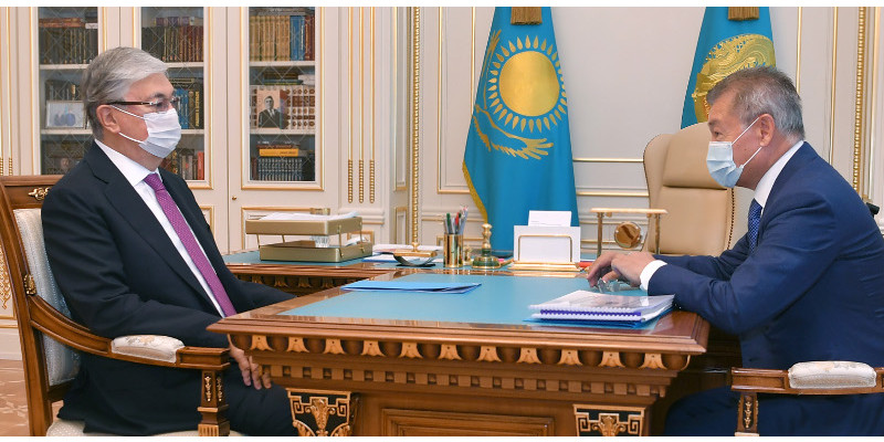 Президент Даниал Ахметовты қабылдады