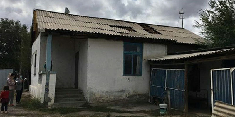 ШҚО: қатты желден Қаратал ауылы зардап шекті