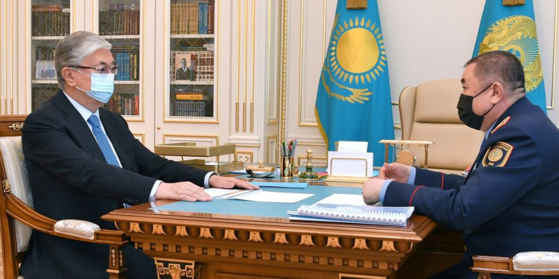Президент Ішкі істер министрінің есебін тыңдады