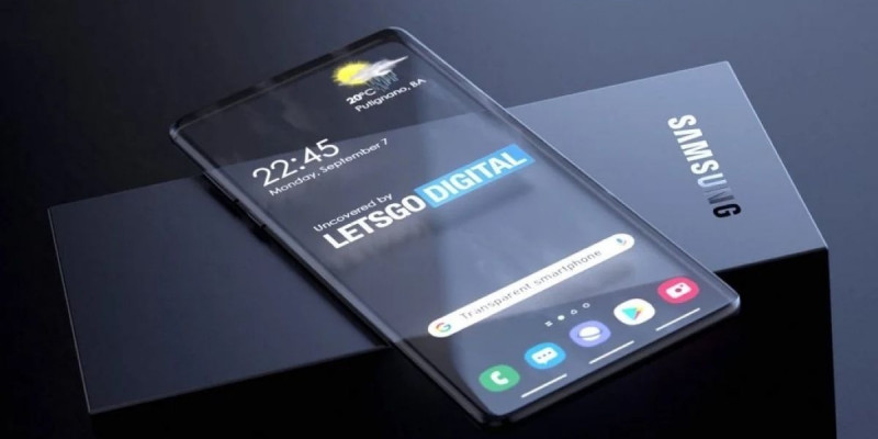 Samsung мөлдір экранды смартфон жасап шығарады