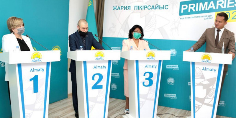 Алматыда праймериз үміткерлерінің жария пікірсайысы аяқталды
