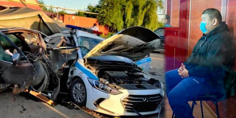 Блокпостағы жол апаты: екі полицейдің өмірін қиған Азат Азаматов 10 жылға сотталды