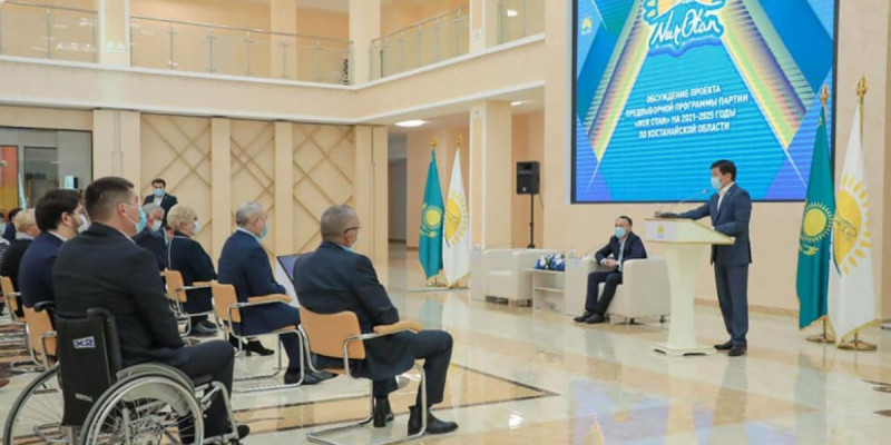 Қостанай өңірінің қоғам белсенділерімен партияның өңірлік сайлауалды бағдарламасы талқыланды – Бауыржан Байбек