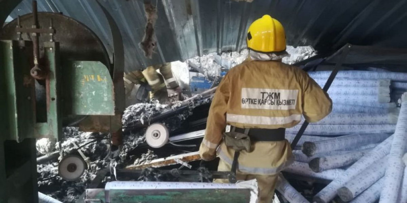 Алматы облысында дәретхана қағазын шығаратын цехта жарылыс болды