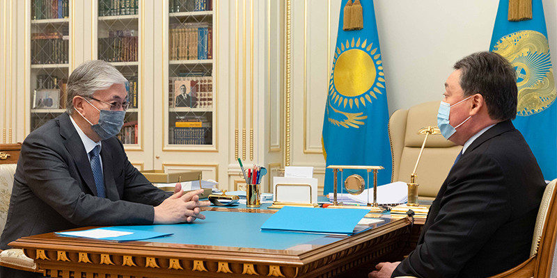 Мемлекет басшысы Асқар Маминді қабылдады