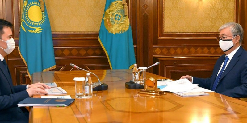 Президент Ұлттық экономика министрін қабылдады