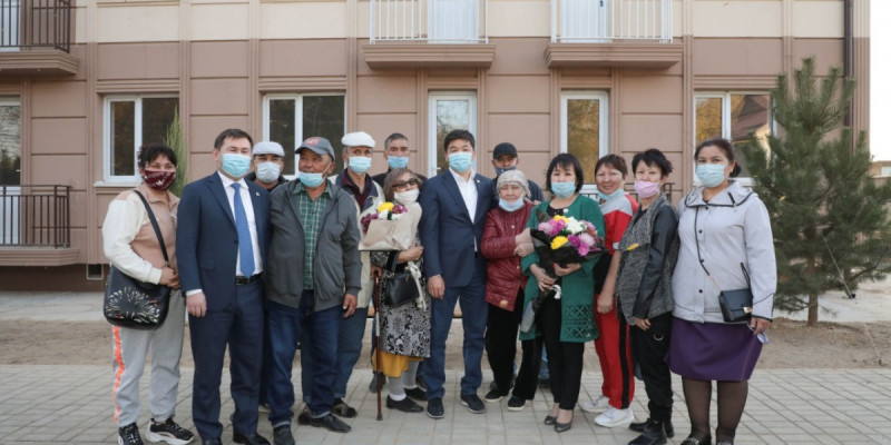 «Nur Otan» қолдауымен былтыр үйі өртеніп кеткен 42 отбасы баспаналы болады
