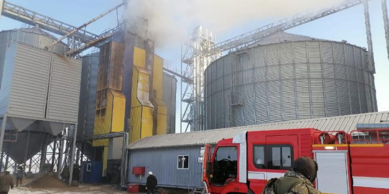 Ақтөбе облысында май зауыты өртенді