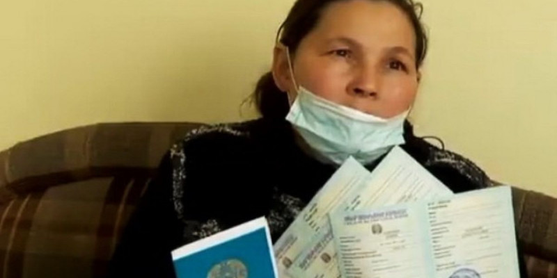 Азаматтығы, үйі жоқ көп балалы ана қайтіп күн көрер?