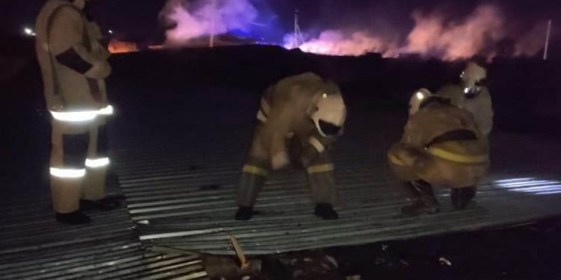 Жамбыл облысында құс өсіретін база өртенді