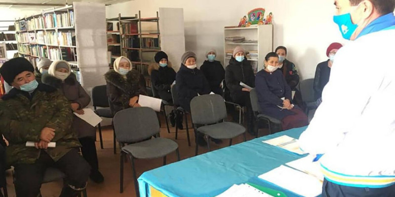 Шеген ауылының тұрғындары үміткермен жүздесті