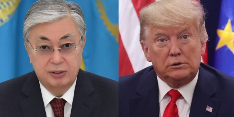 Дональд Трамп Тоқаевқа жеделхат жолдады