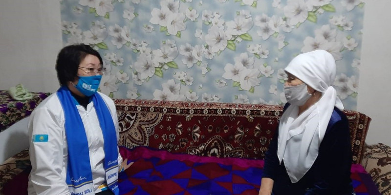 Шахтинск тұрғындары Nur Otan партиясы атқарған жұмыстардан хабардар