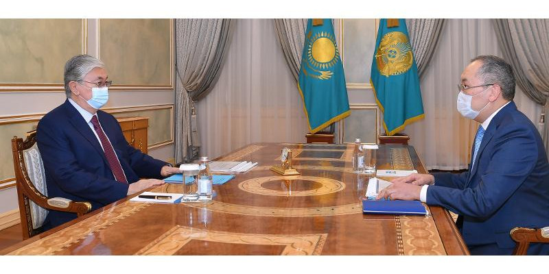 Президент Қаржылық мониторинг агенттігінің төрағасын қабылдады