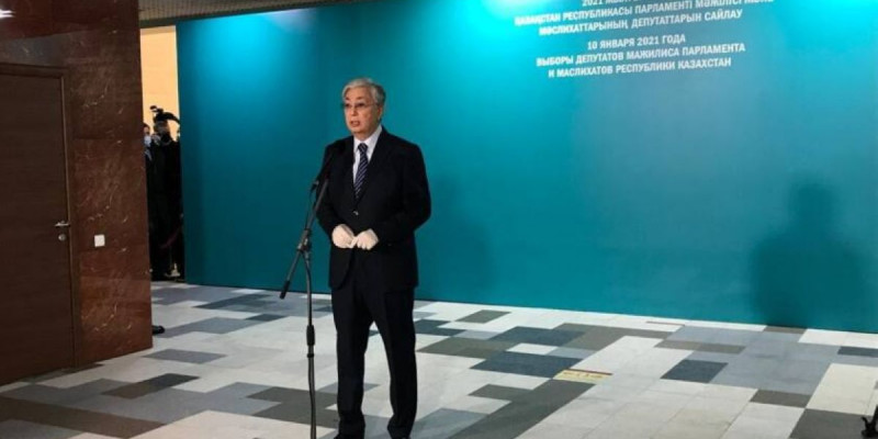 Мемлекет басшысы Қасым-Жомарт Тоқаев дауыс берді
