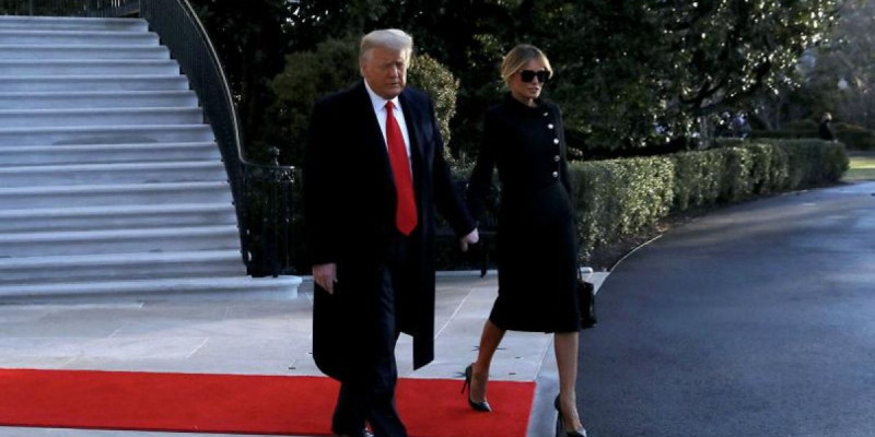 Трамп Ақ үйден кетті