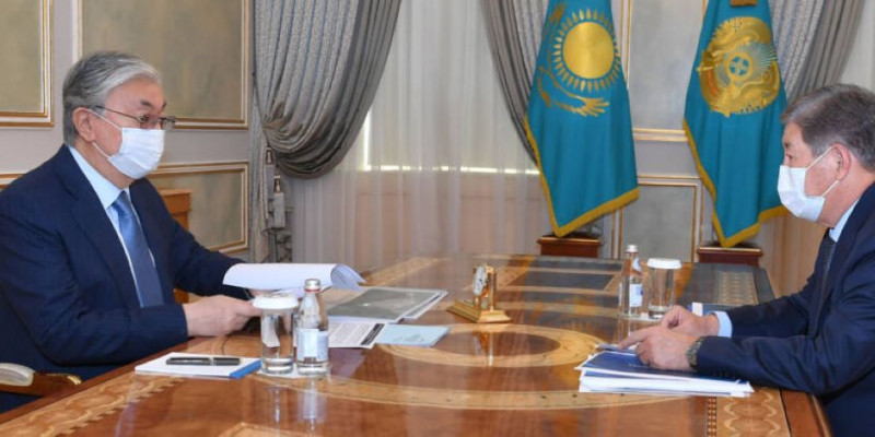 Президент Ахметжан Есімовті қабылдады