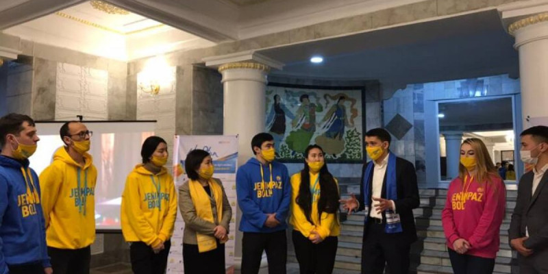 Саран жастары Nur Otan партиясына сенеді